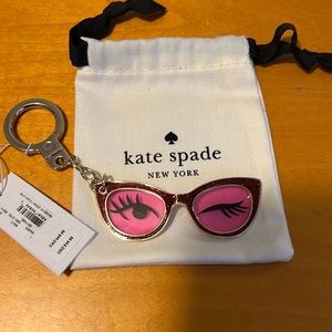 ♠️Kate Spade Wink Rose Sunglasses Keychain